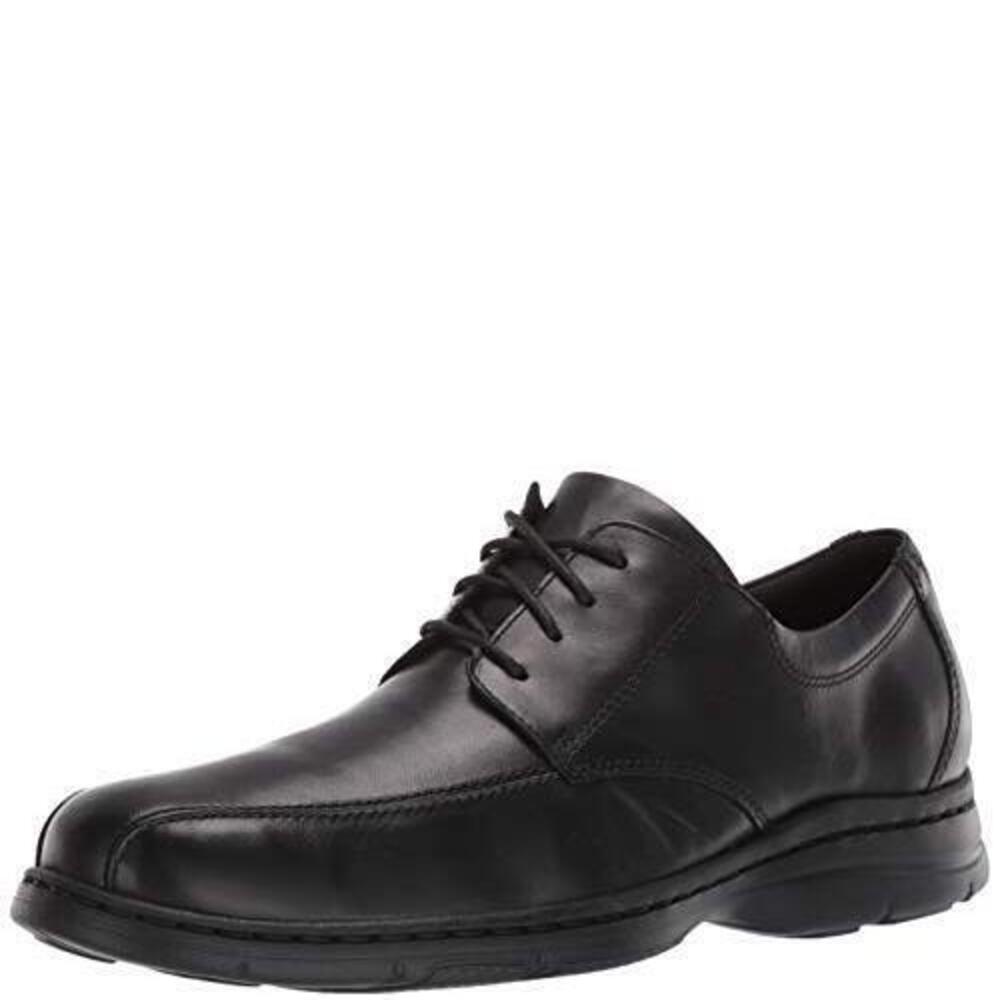 DUNHAM MEN'S BRYCE OXFORD,BLACK SMOOTH,12 D US